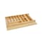 Rev-A-Shelf Drawer Insert, Maple Veneer, Light Brown, 33.13 in W, 2.88 in H, 22 in D, 22 in L, Light Brown 4WUTCT-36-1 - alternate 1